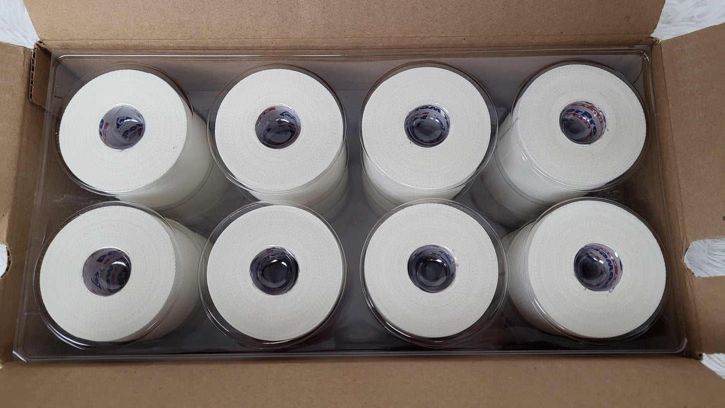 Adhesive Tape PowerPro Athletic 2"x15yd Cotton Cloth Adhesive White 24/Case
