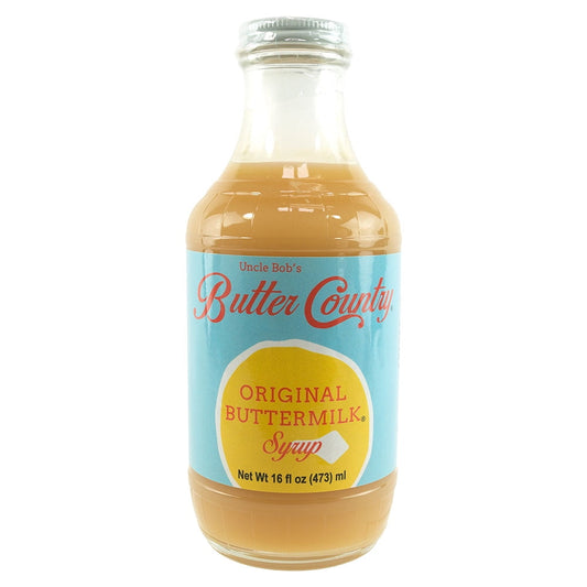 Butter Country Rich and Creamy Buttermilk Syrup | Original Flavor | 16 fl oz Bottle