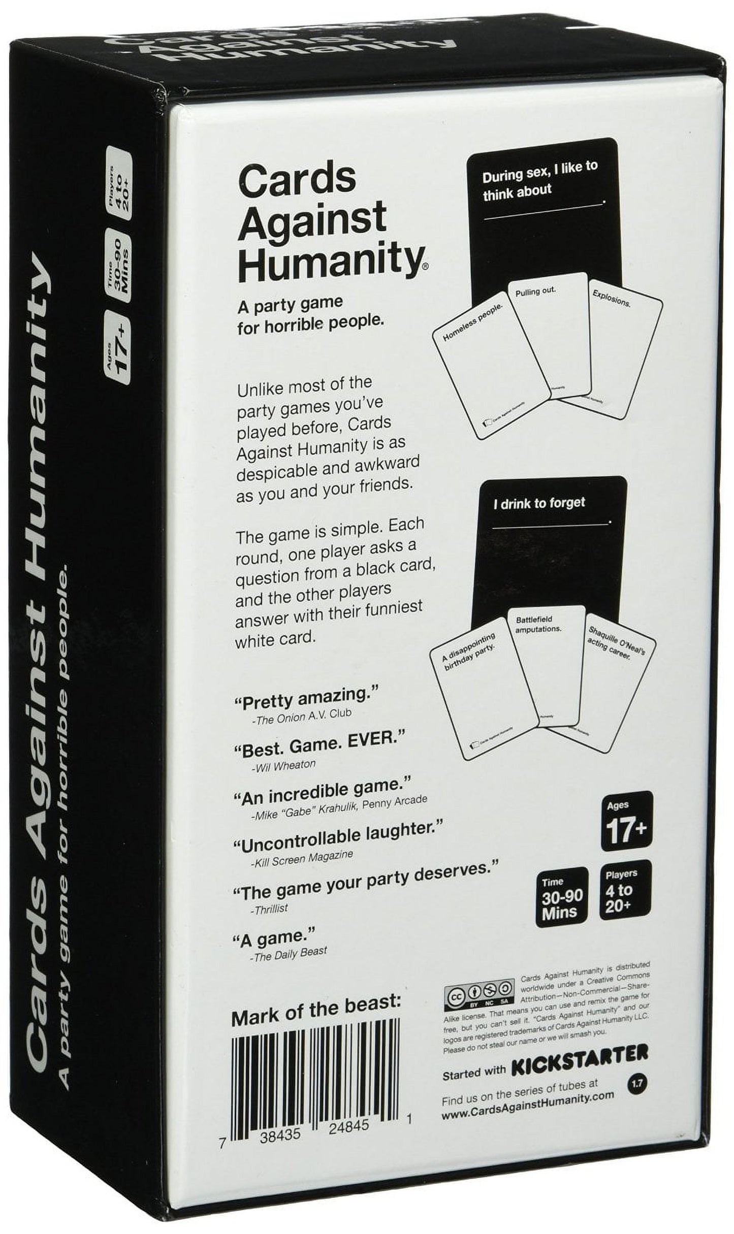 Cards Against Humanity CAHUS Card Game