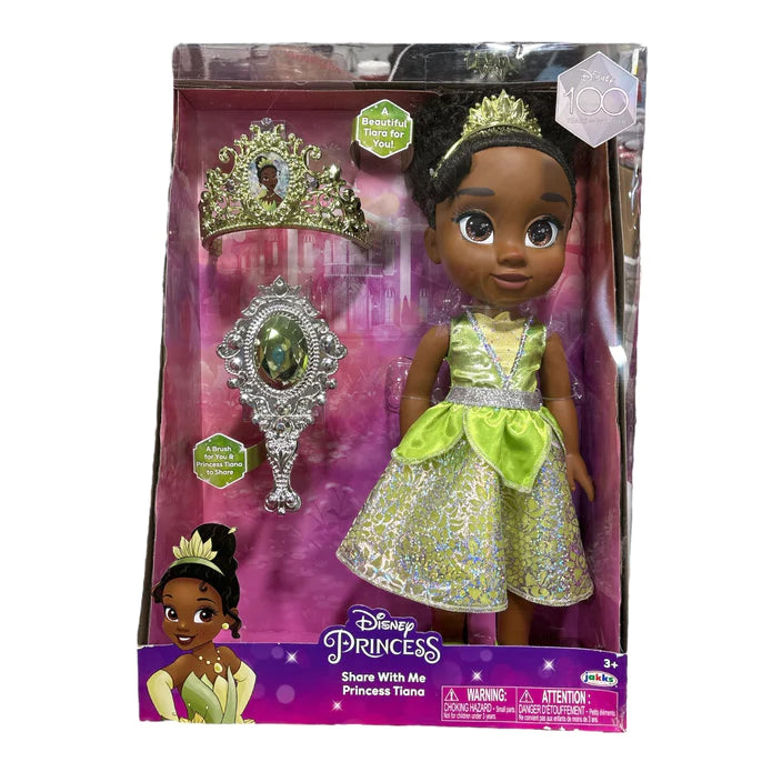 Disney Princess Share With Me Princess Tiana Toddler Doll With Tiara & Brush