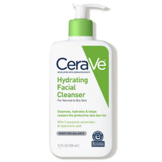 Limpiador facial hidratante CeraVe (12 onzas líquidas) 